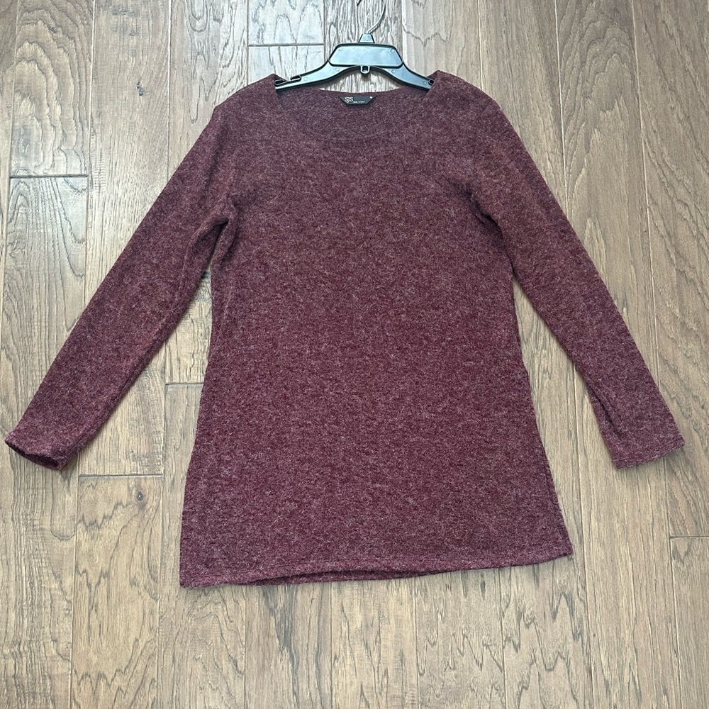 Dark red sweater size medium